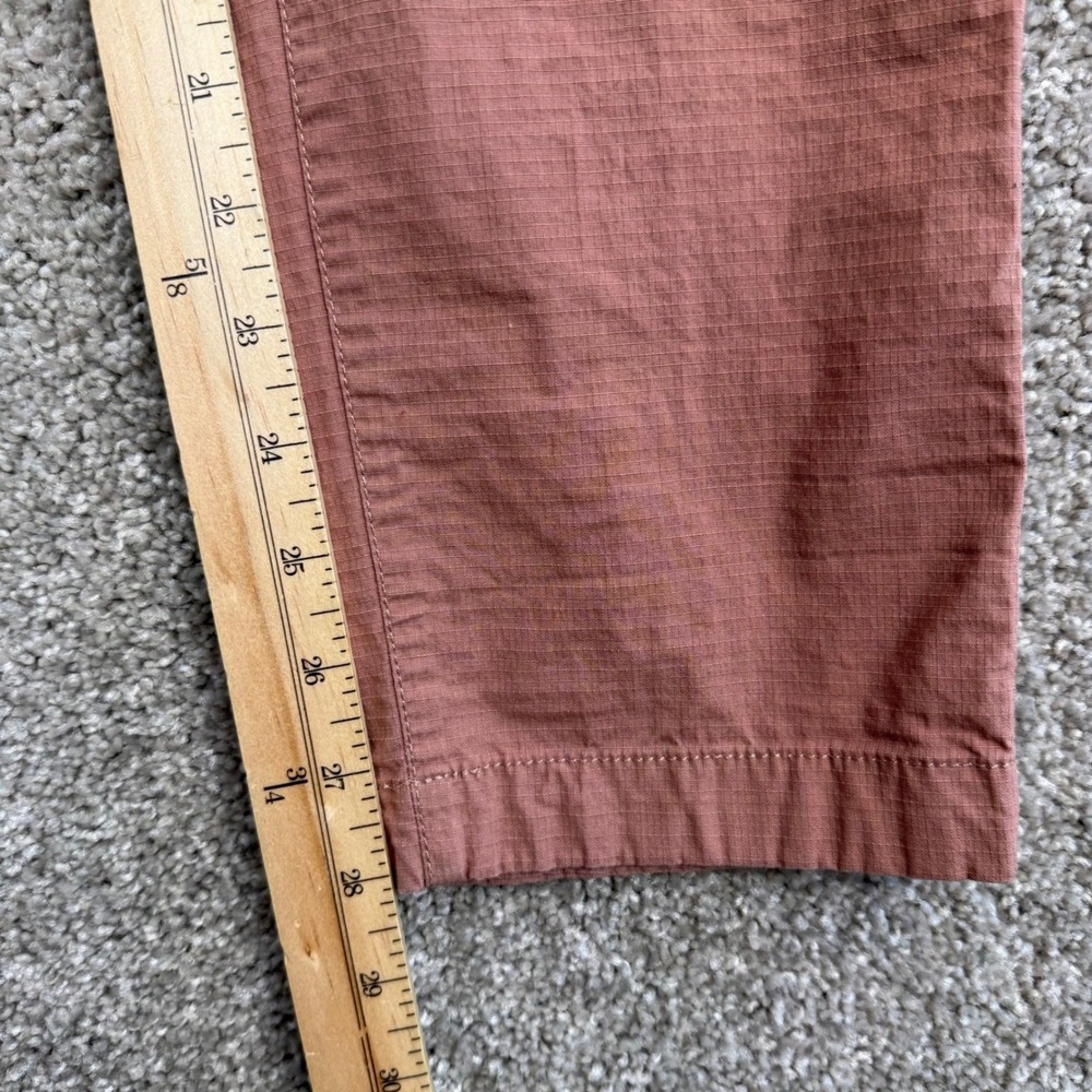 Vuori Womens Small Ripstop Pants Terracotta Clay Organic Cotton Stretch Hiking - Picture 6 of 7